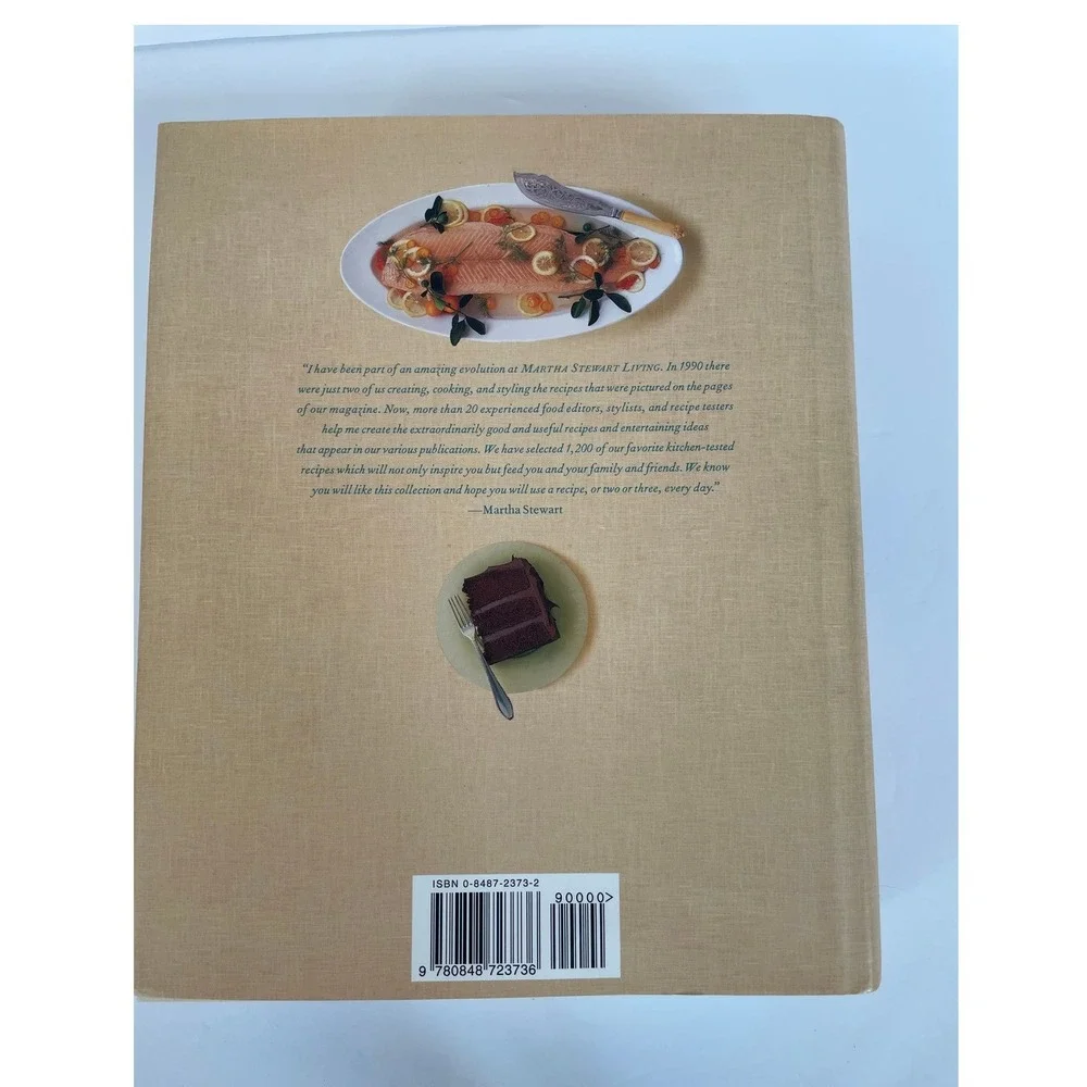 The Martha Stewart Living Cookbook 1200 Collected Recipes Hardcover 2000 Edition